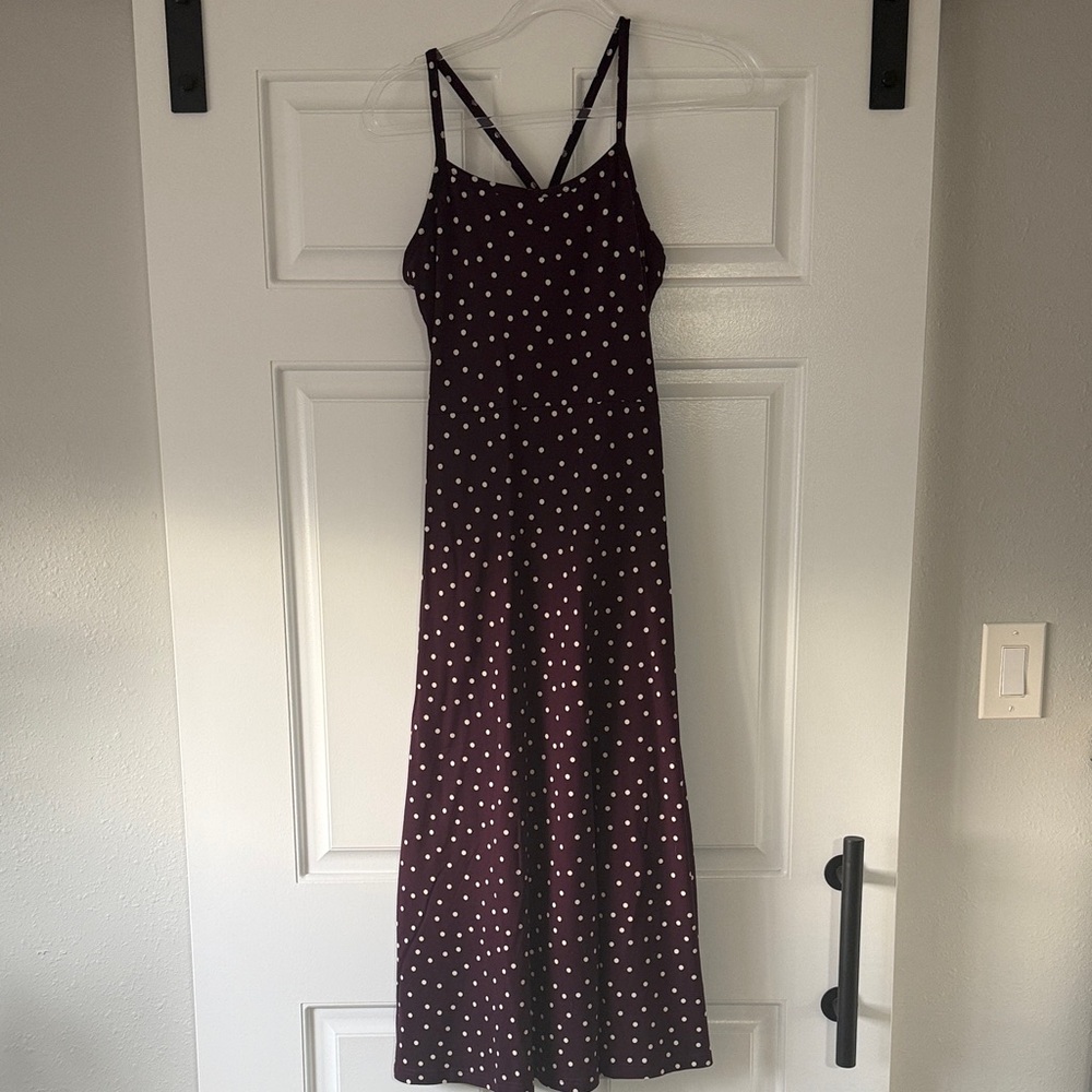 PACT Organic Fit & Flare Midi Dress